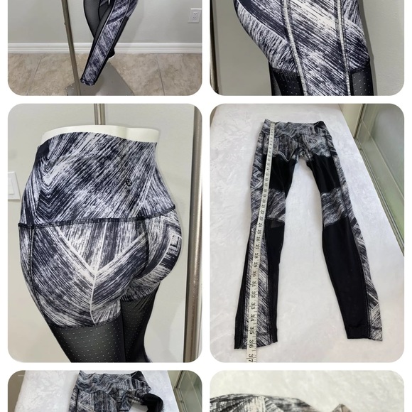 Lululemon Mesh Leggings Size 4 - Picture 4 of 6